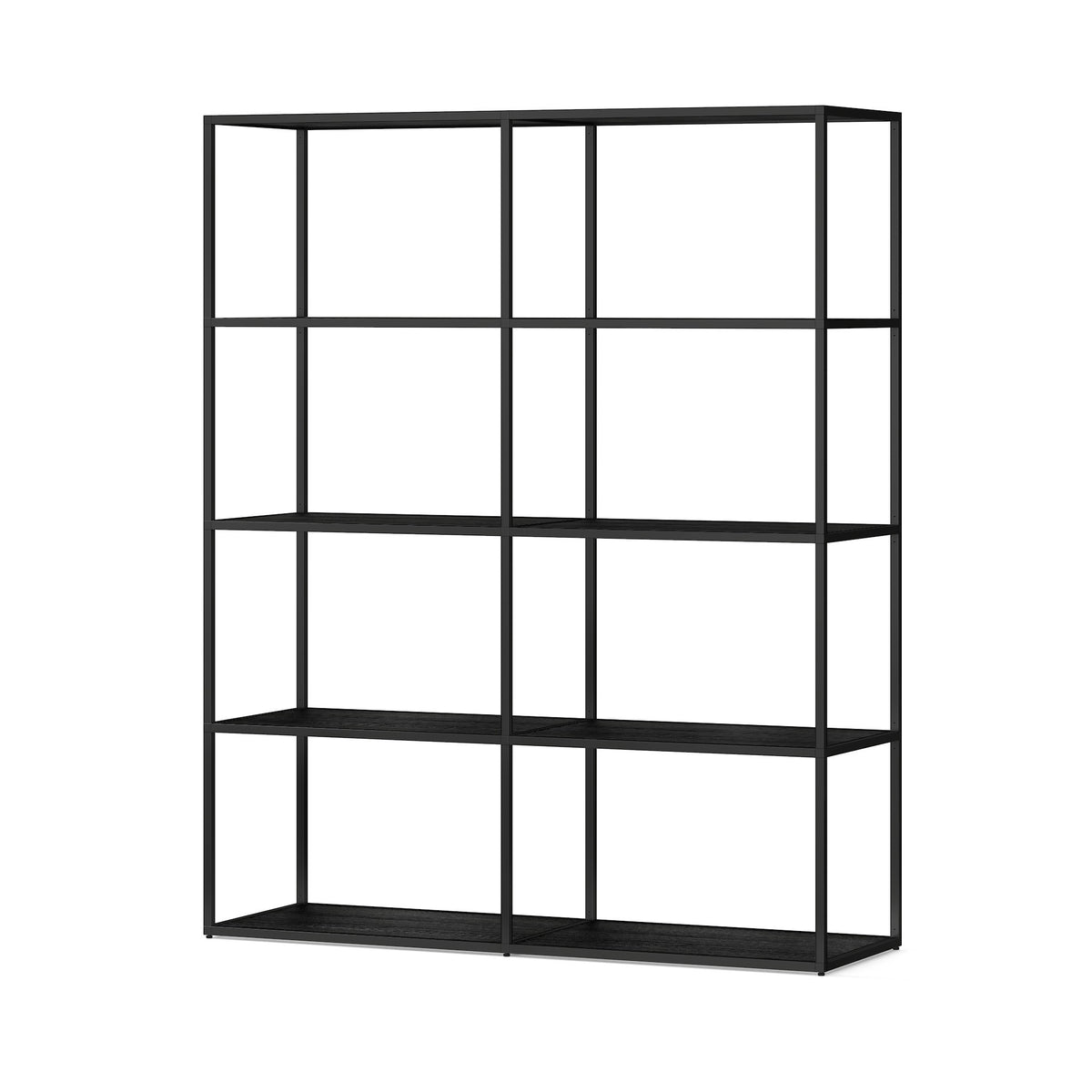 LIUM - black design shelf in industrial style l Configure individually in  the 3D planner 