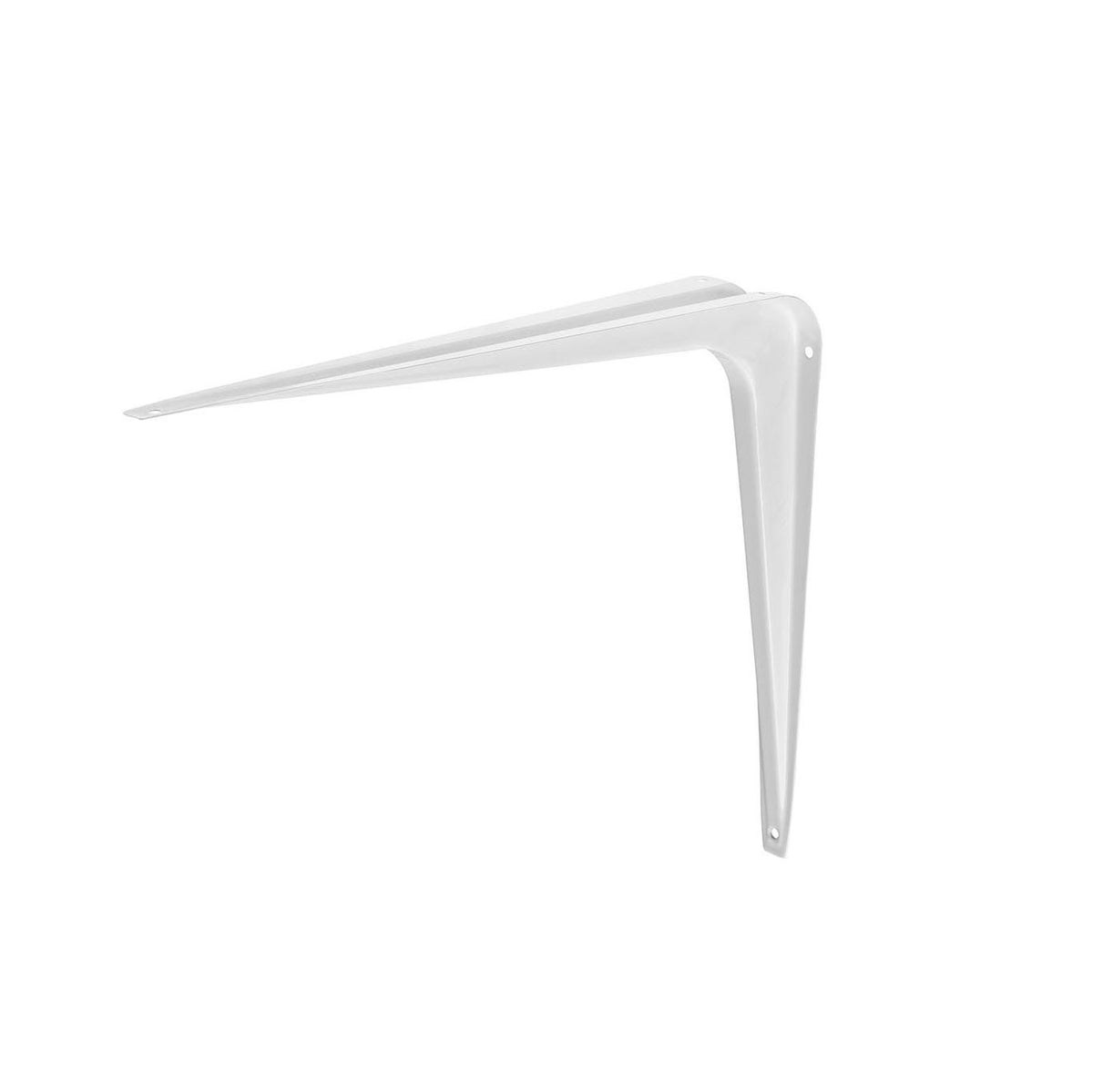 48 in. L White Standard Support Bracket Shelf Track