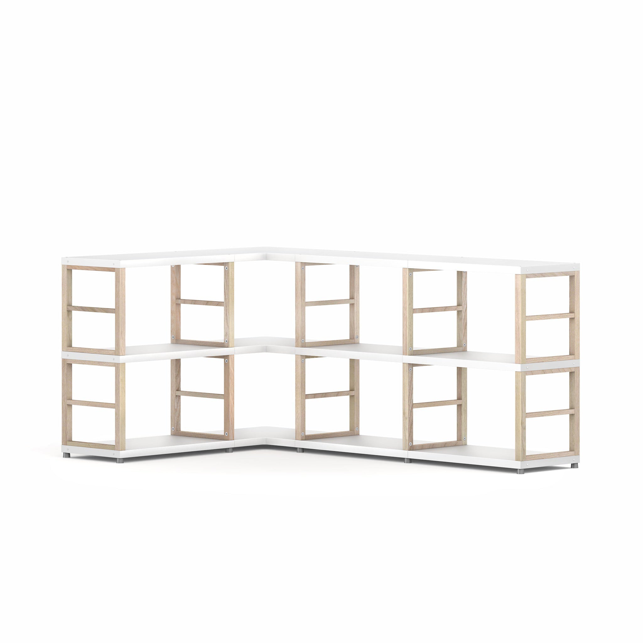 MAXX Modern Shelving Unit Corner 4x2 – Shelf & Co.