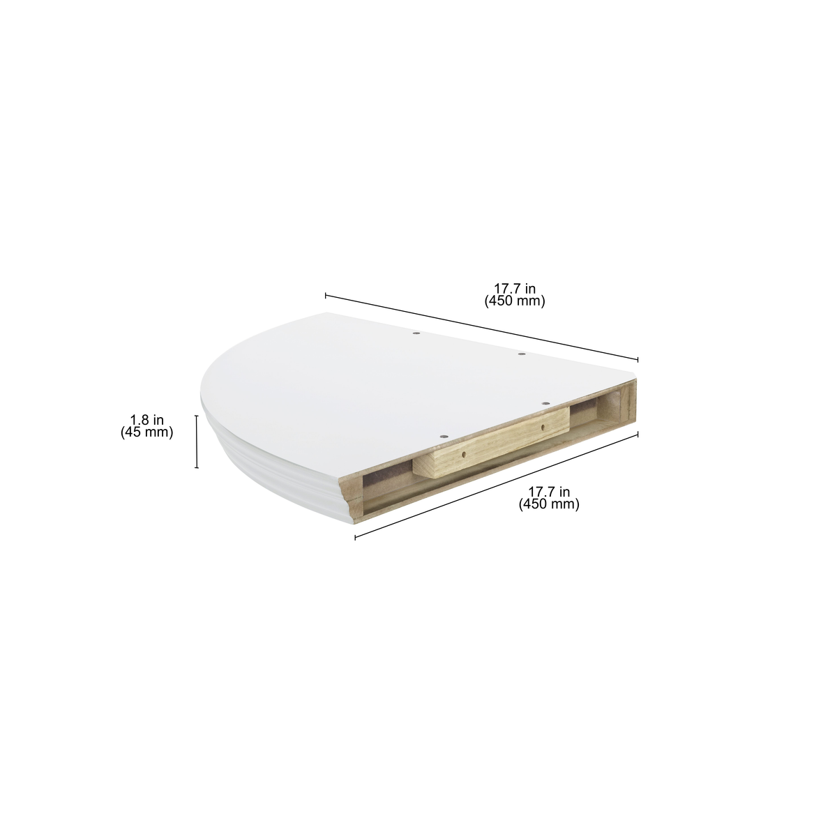 SHELF+ Profile Corner Shelf Shelf & Co.