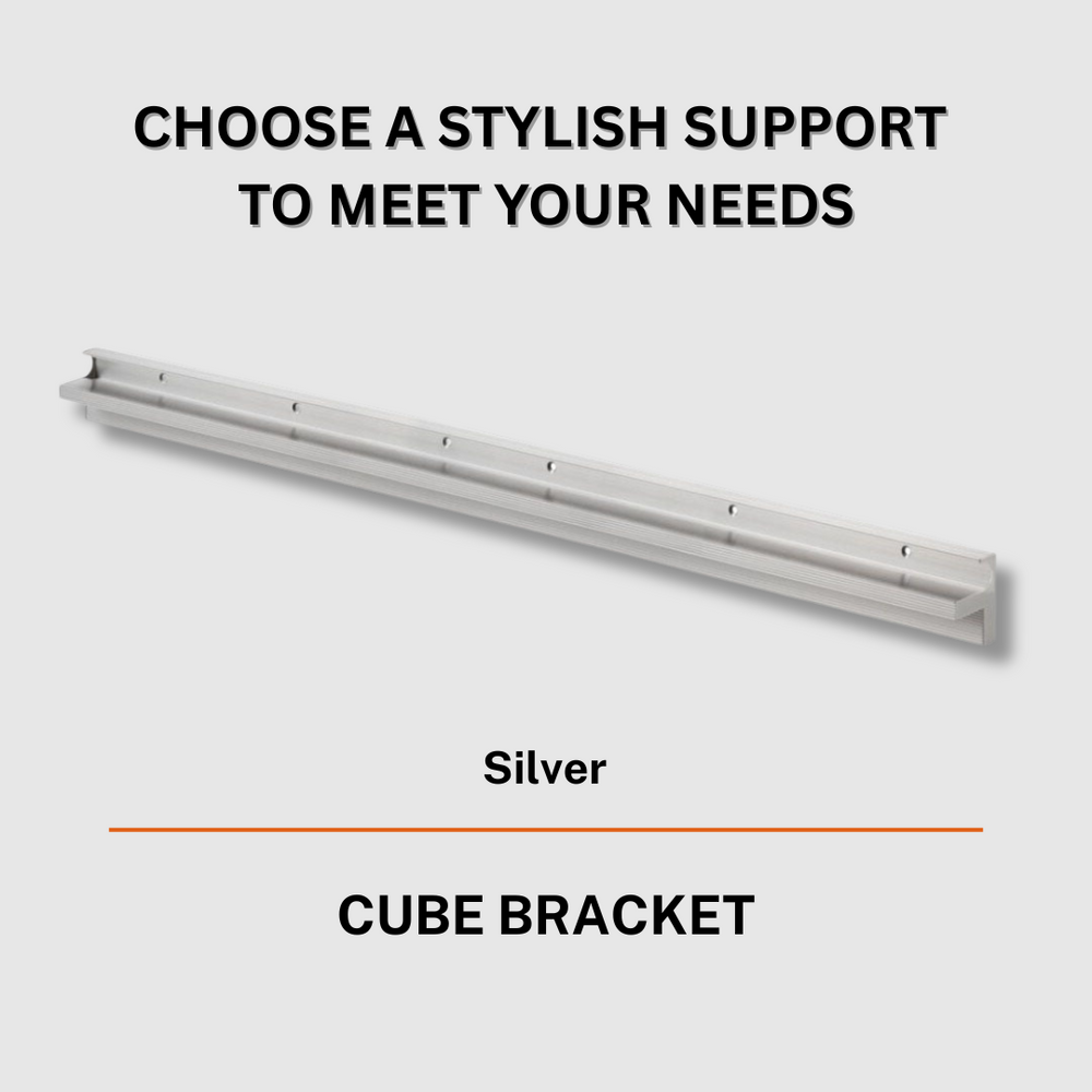 Sturdy Shelf and Bracket Kit With Stylish Supports - Ideal Bathroom, Kitchen, Living Room or Bedroom Shelves