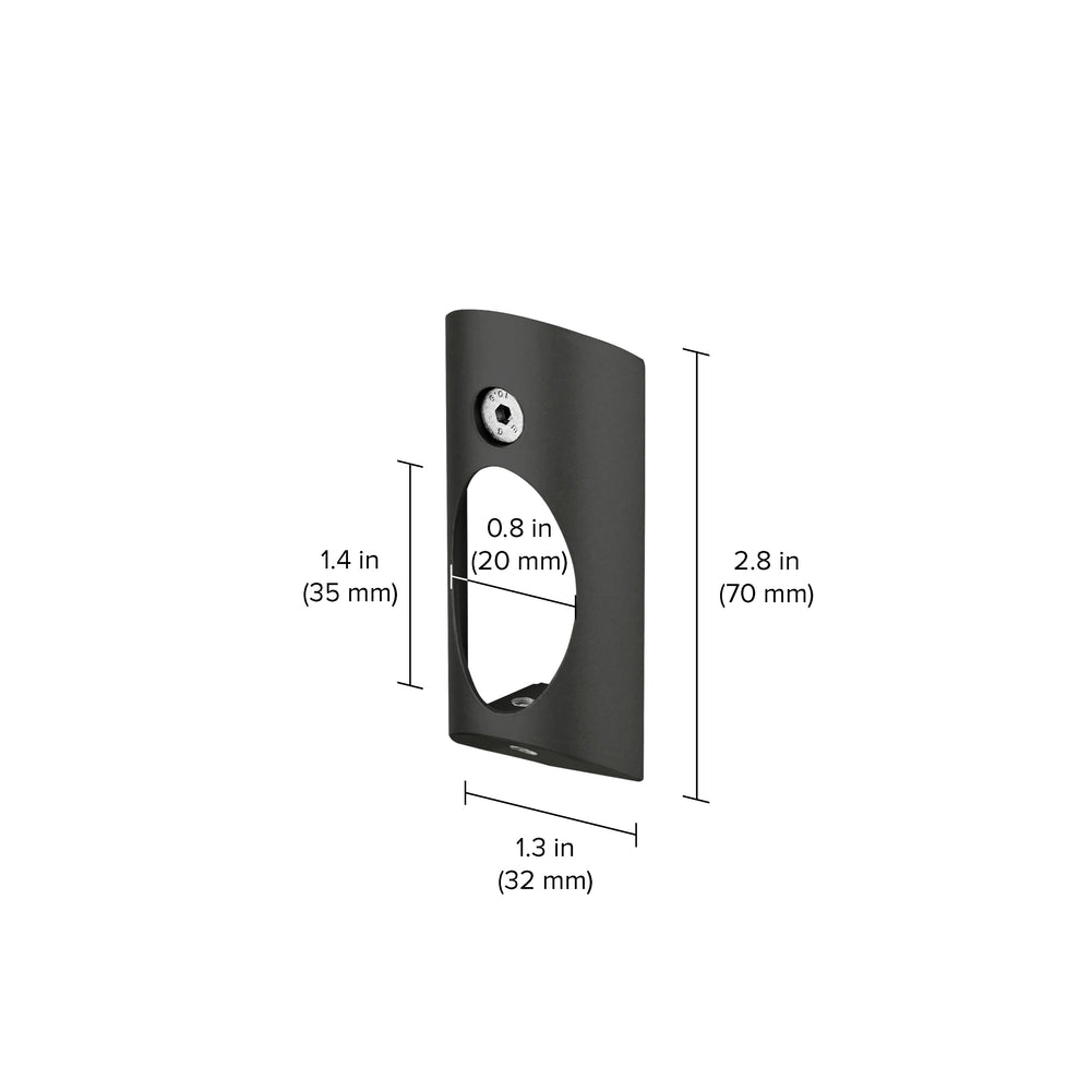 CLOS-IT Hanging Rail and Lock Set - Black