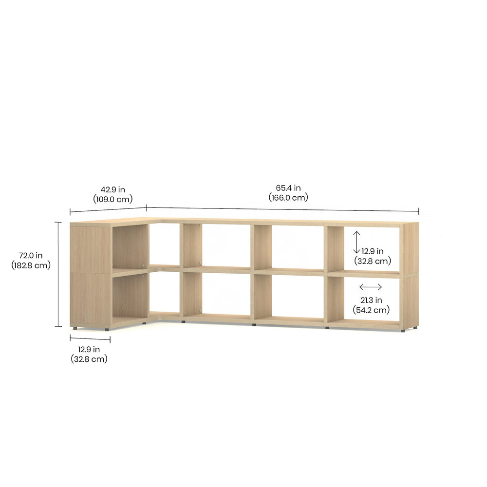 BOON Cube Storage Shelf Corner Rectangular 5x2