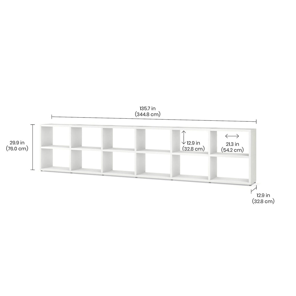 BOON Cube Storage Shelf Rectangular 6x2