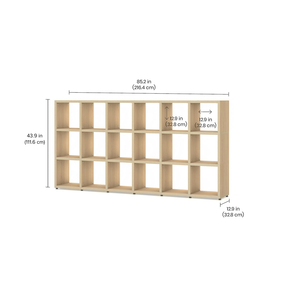 BOON Cube Storage Shelf Square 6x3