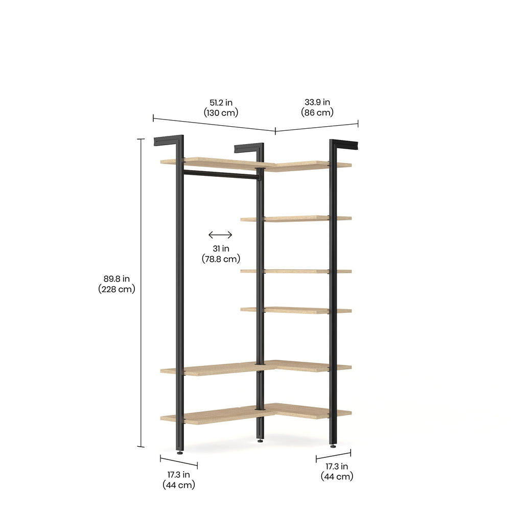 CLOS-IT W-202 Corner Closet Storage