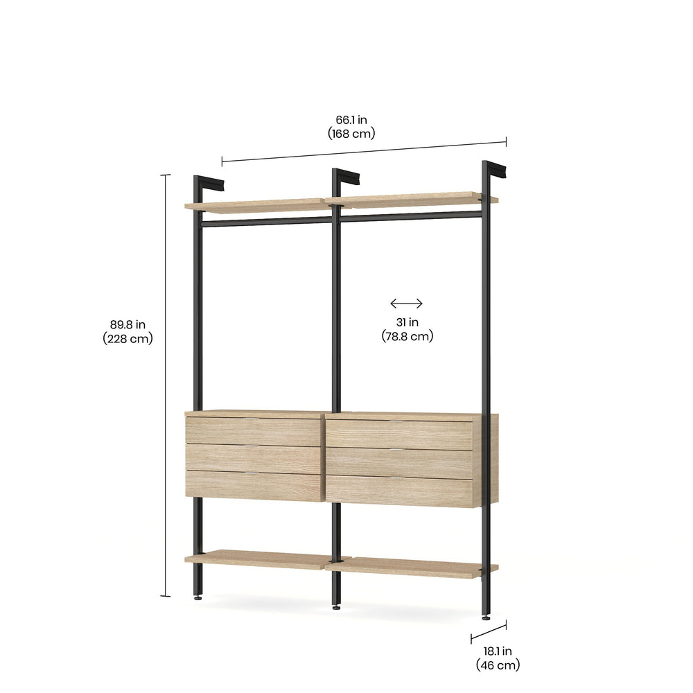 CLOS-IT W-206 Modular Closet Storage