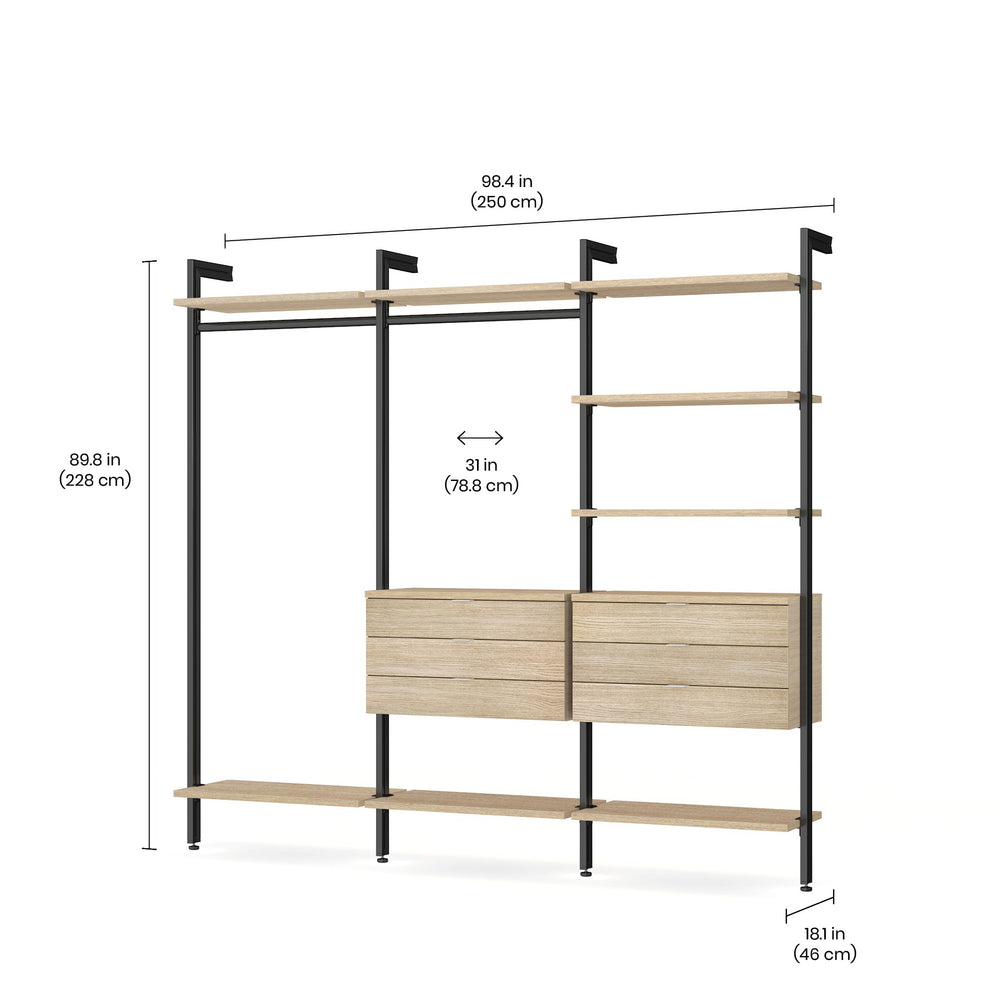 CLOS-IT W-305 Modular Closet Storage