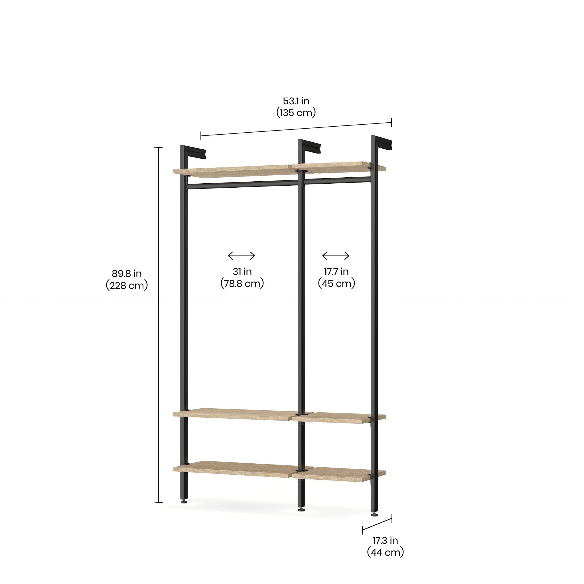 CLOS-IT W-150 Modular Closet Storage