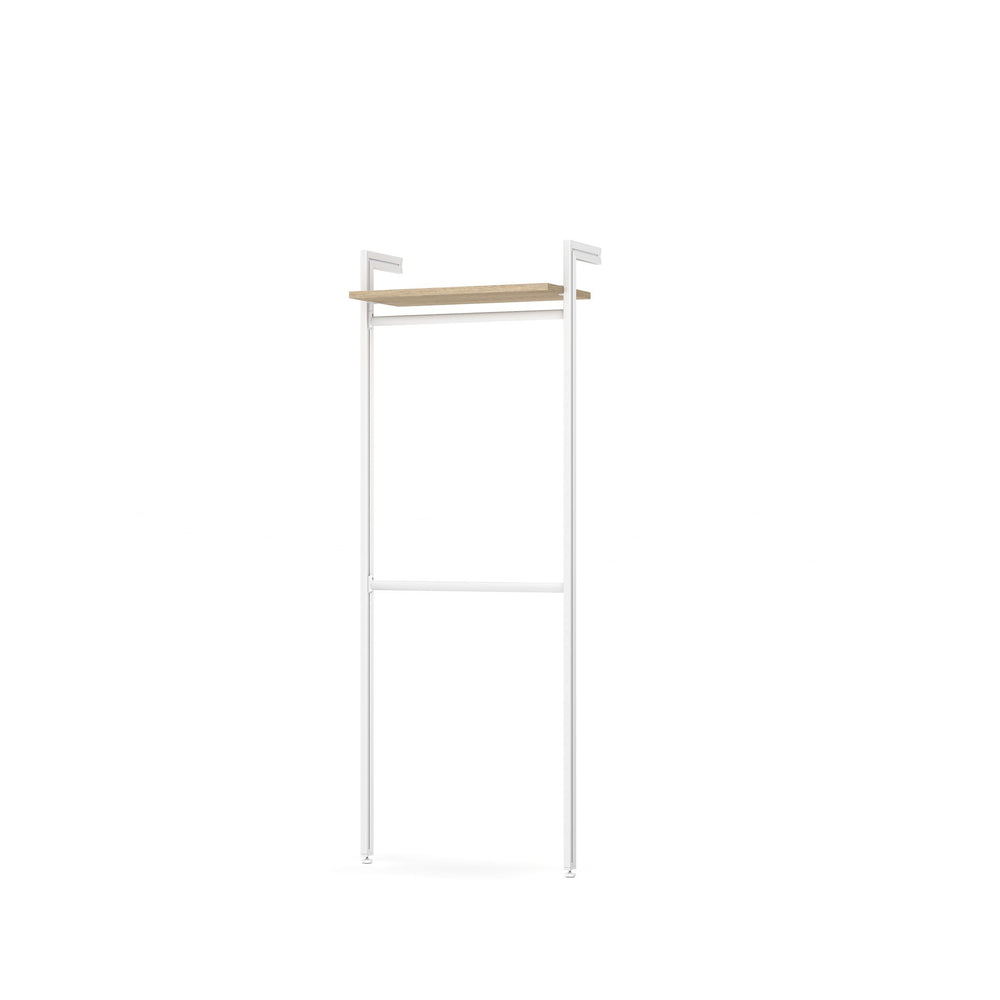 Open Wardrobe Solution with Easy Assembly - Freestanding Closet System CLOS-IT W-103
