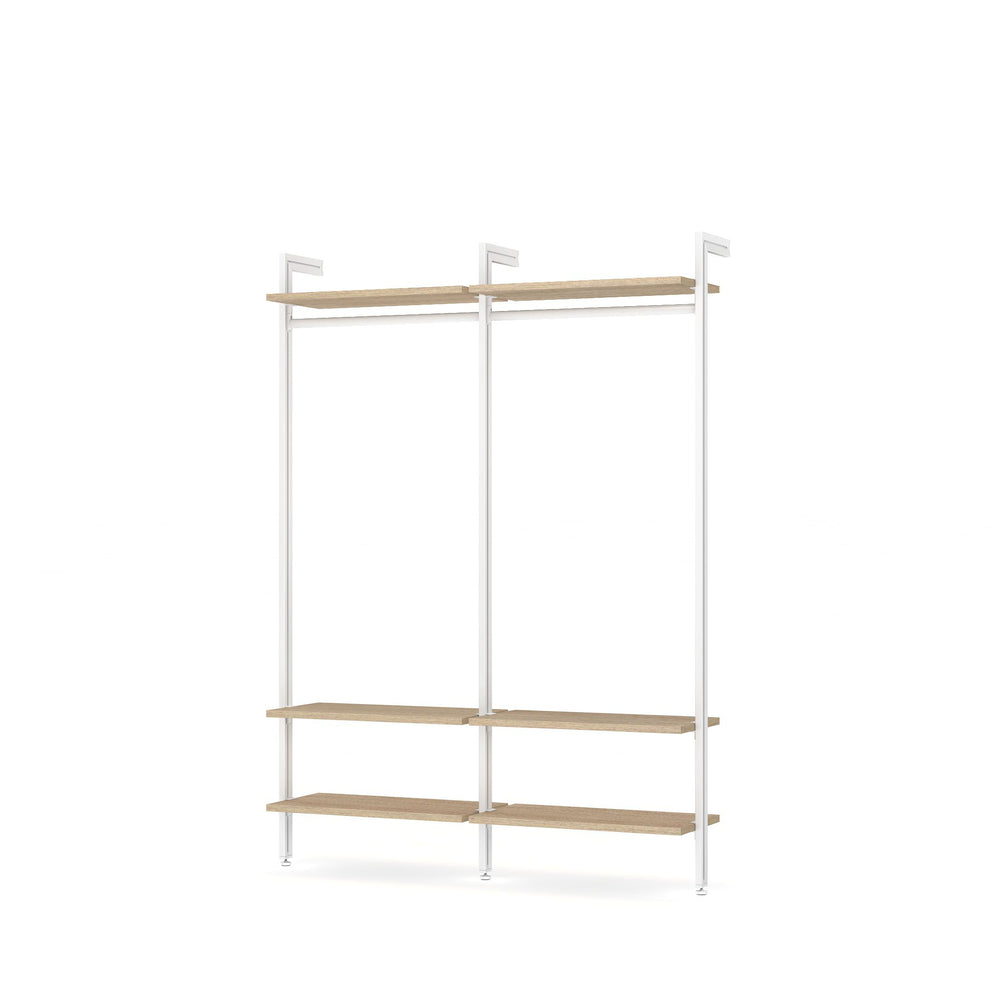 Premium Custom Closet Systems - Modern Walk In Closet Organizer with Easy Installation CLOS-IT W-200