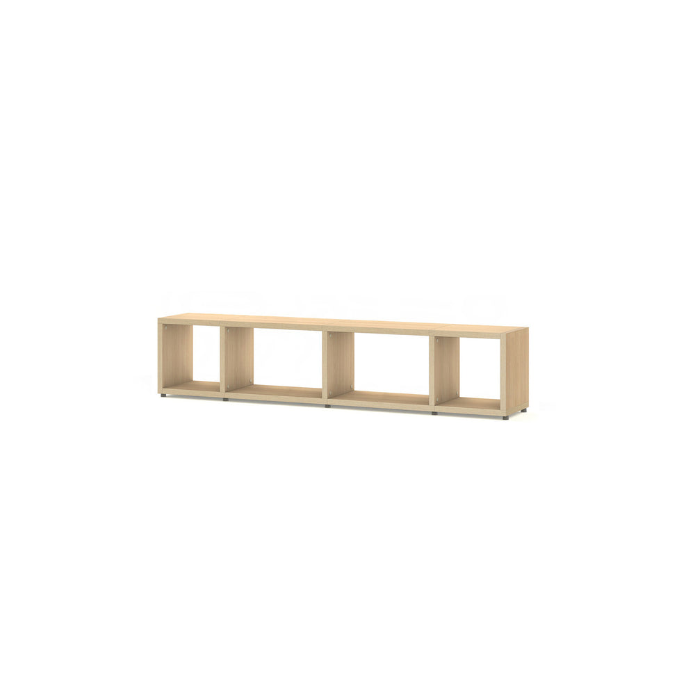 4 Cube Organizer Shelf – Customizable Modern Cube Storage for Home & Office BOON Cube Storage Shelf Rectangular 4x1