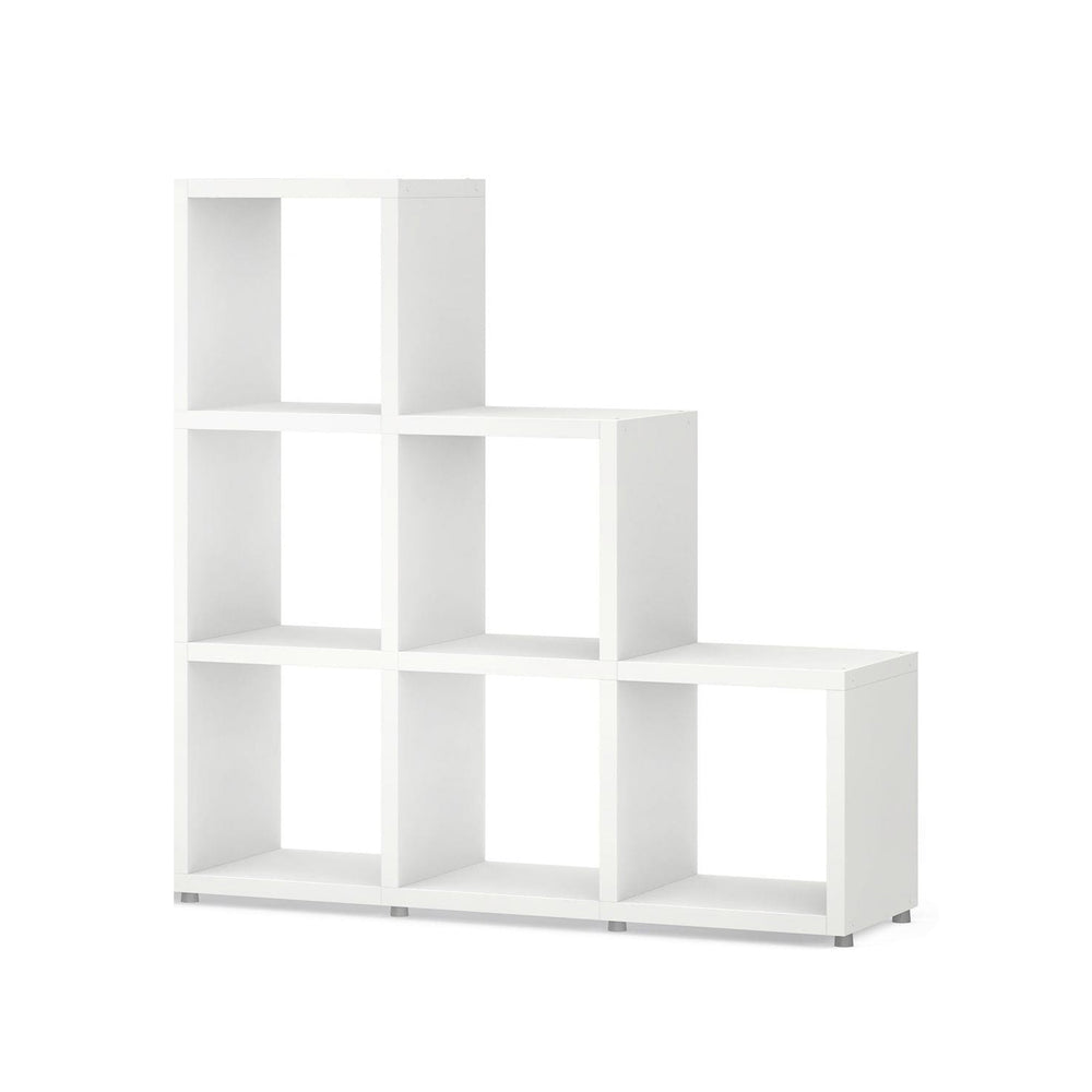 6 Organizer Cube – Sturdy, Customizable, Modern Storage Shelf BOON Cube Storage Shelf Square Step 3x3