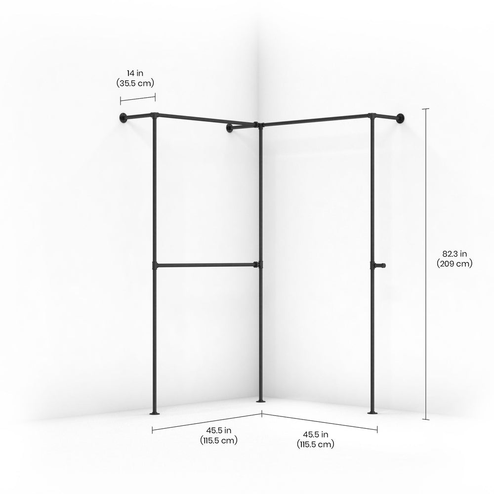 PIPE Wardrobe Corner Wall 1