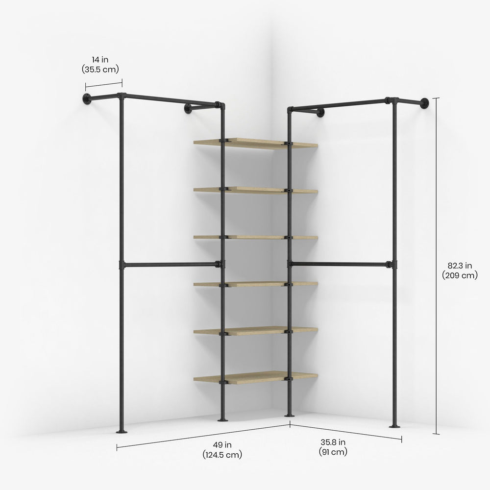 PIPE Wardrobe Corner Wall 3