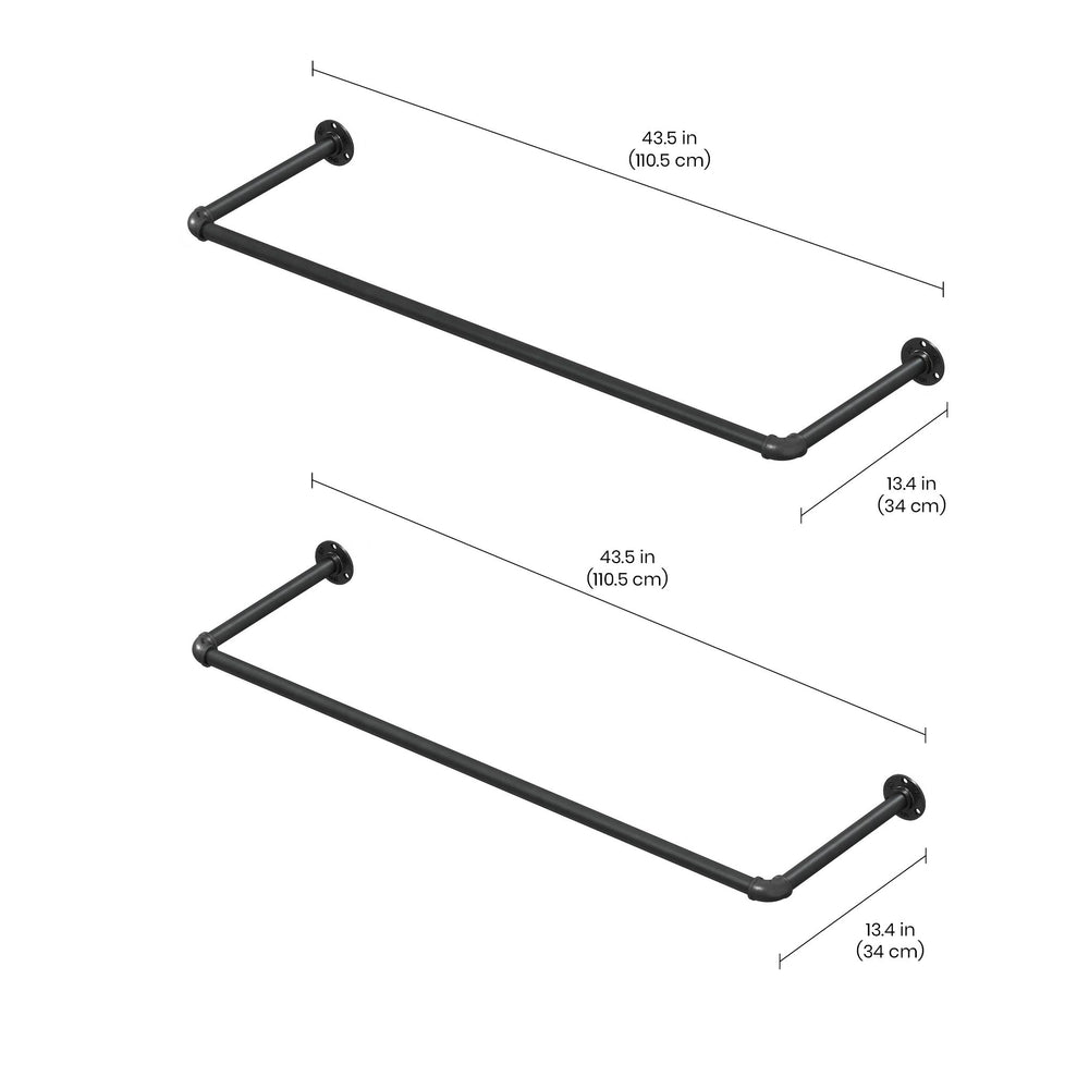 PIPE Wardrobe Clothes rail 3