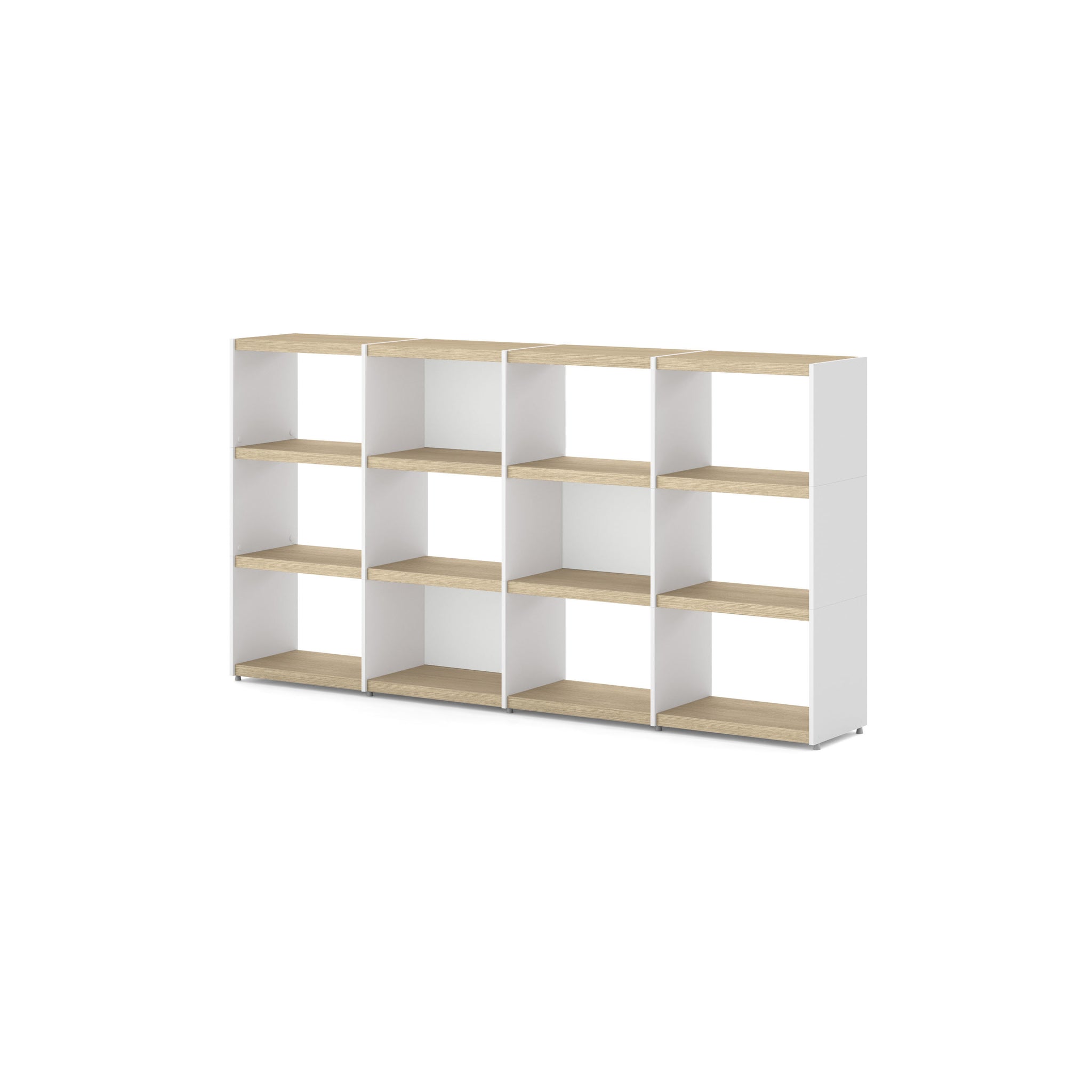 yomogiアイボリーロマンティック木製シェルフ Solid Wood Bookcase | Warm Shaker 5 Shelf Unit – Simpli Home