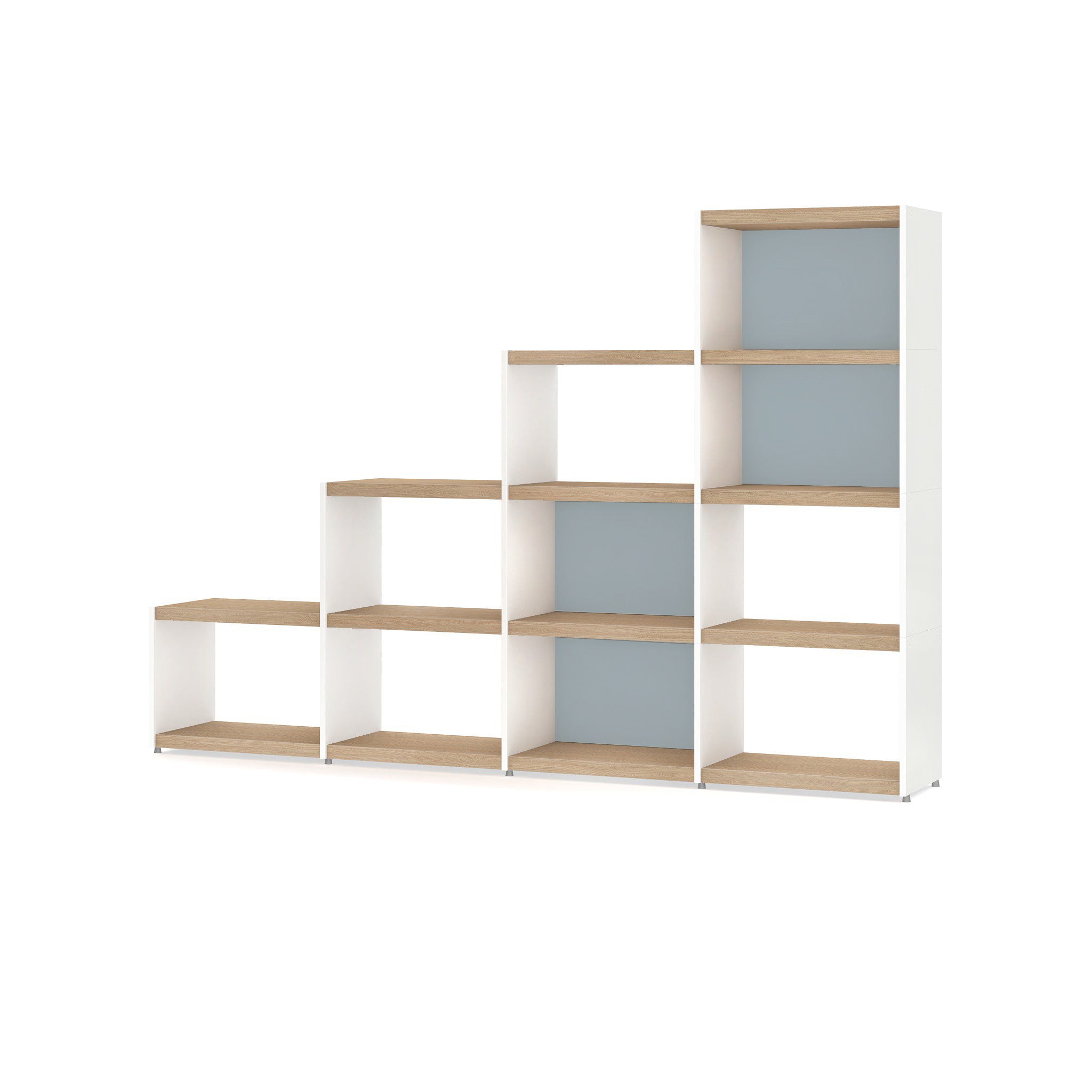YOMO Modular Bookshelf Step 4x4 – Shelf & Co.