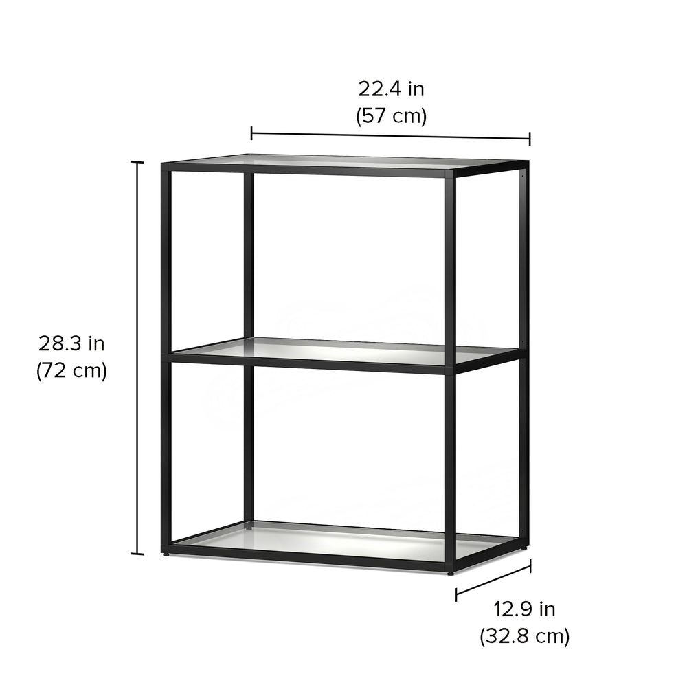 Custom Shelves - Modern Freestanding Bookcase with German Engineering Design LIUM Decorative Shelving Unit L 1x2