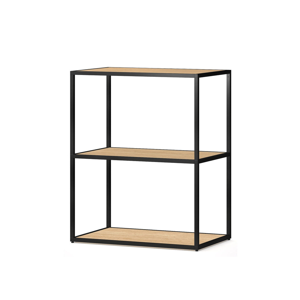 Custom Shelves - Modern Freestanding Bookcase with German Engineering Design LIUM Decorative Shelving Unit L 1x2
