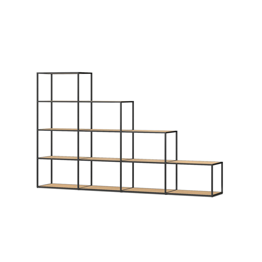 Customize Your Shelving System - Modern Storage with Flexible Design LIUM Decorative Shelving Unit Step L 4x4