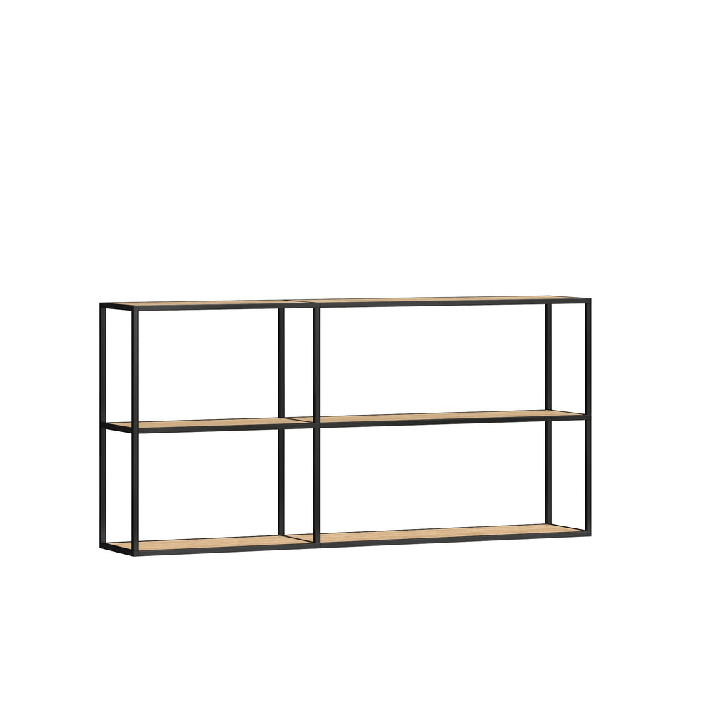 LIUM Wall Mounted Shelving Unit Combo 2x2