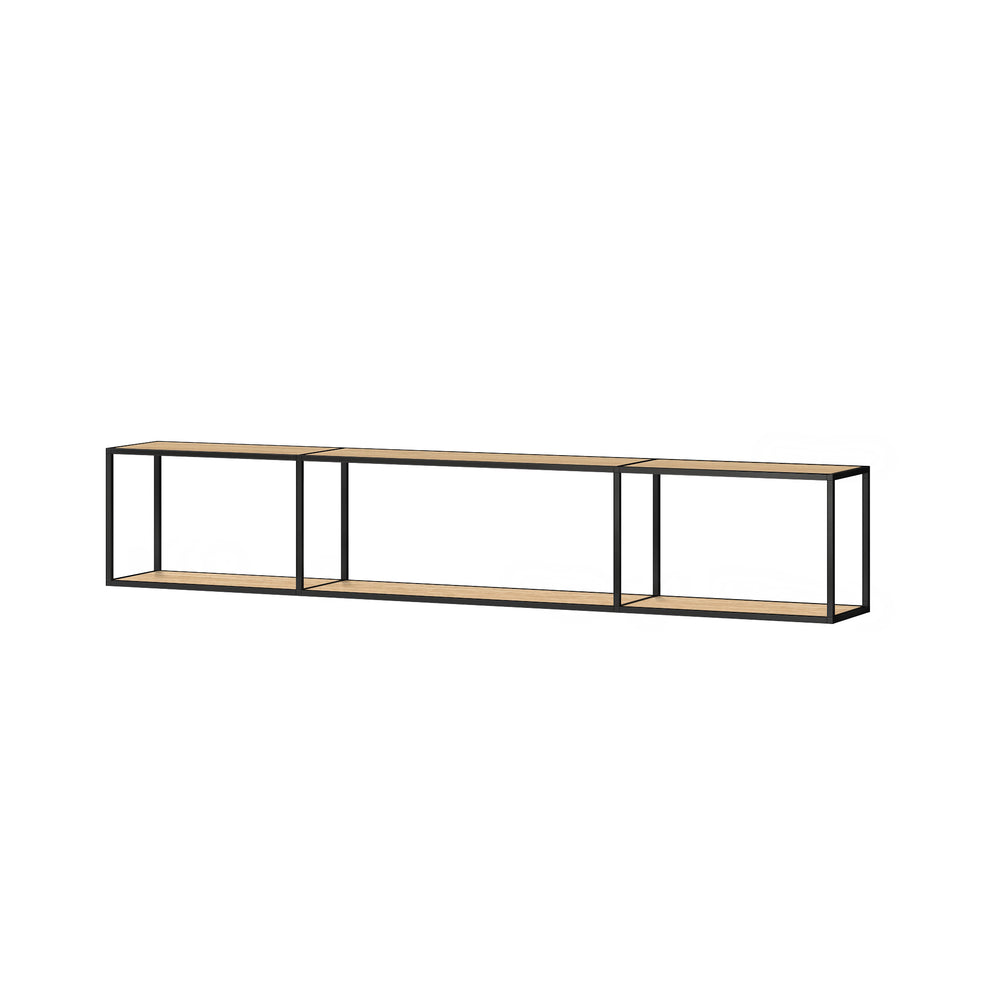 LIUM Wall Mounted Shelving Unit Combo 3x1
