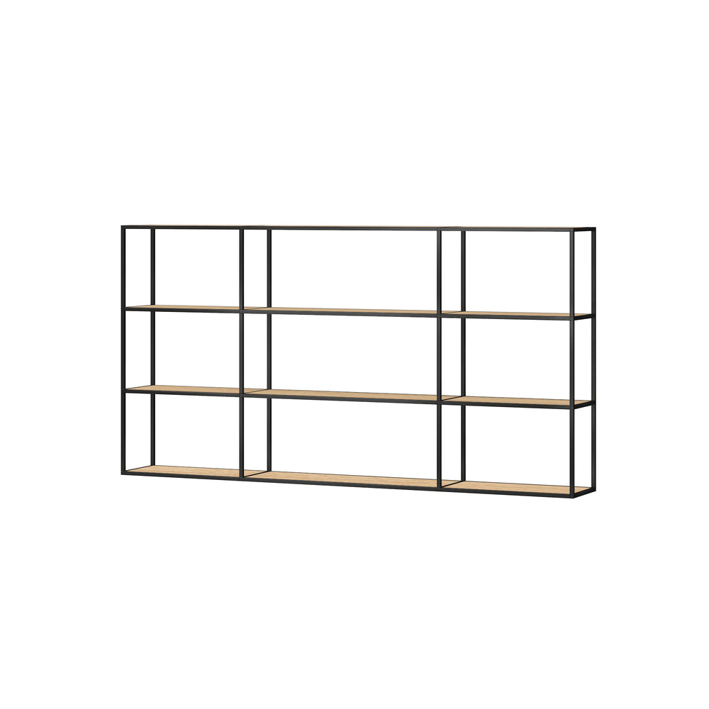 LIUM Wall Mounted Shelving Unit Combo 3x3