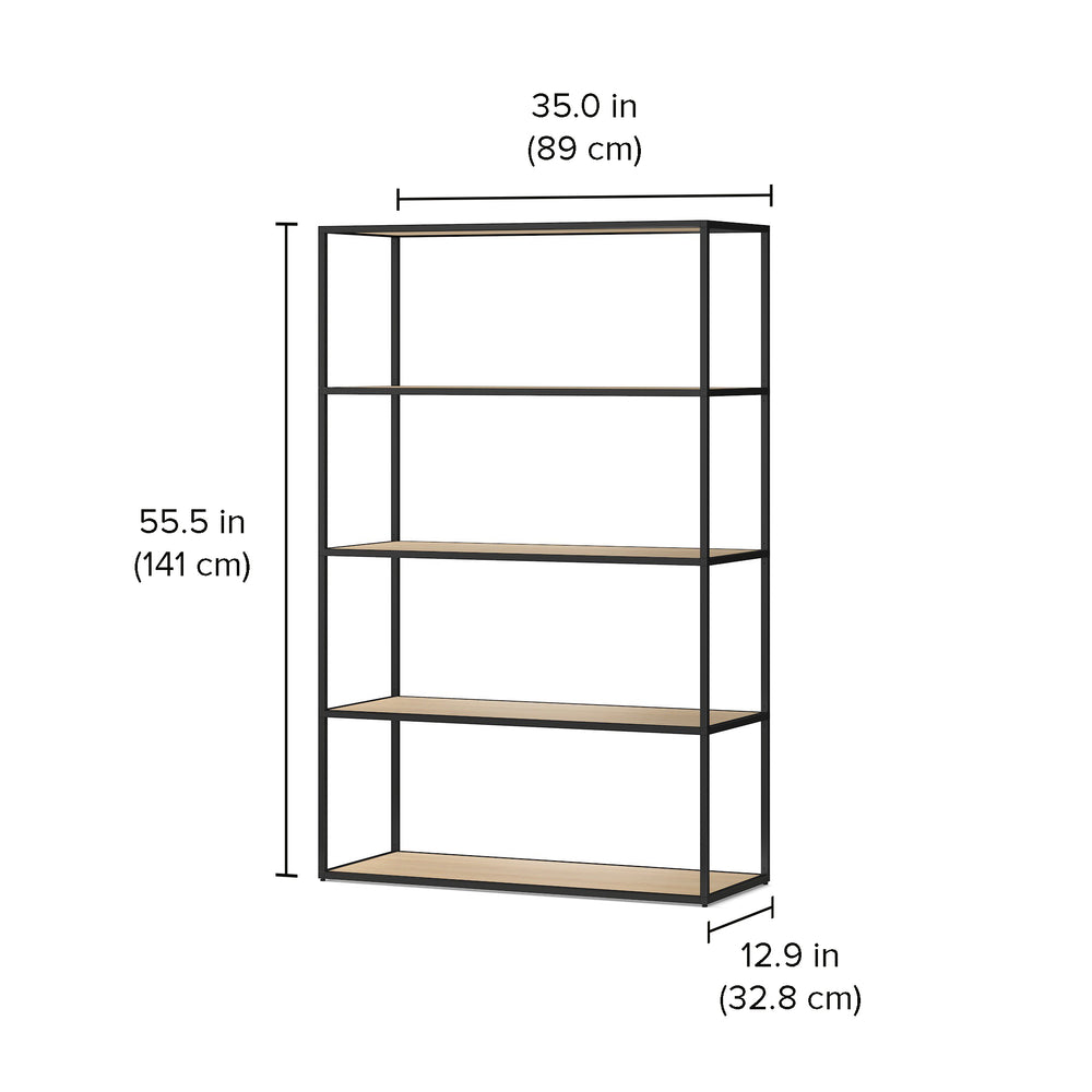 Freestanding Shelving System - Modern Storage System with Custom Design & German Engineering LIUM Decorative Shelving Unit XL 1x4