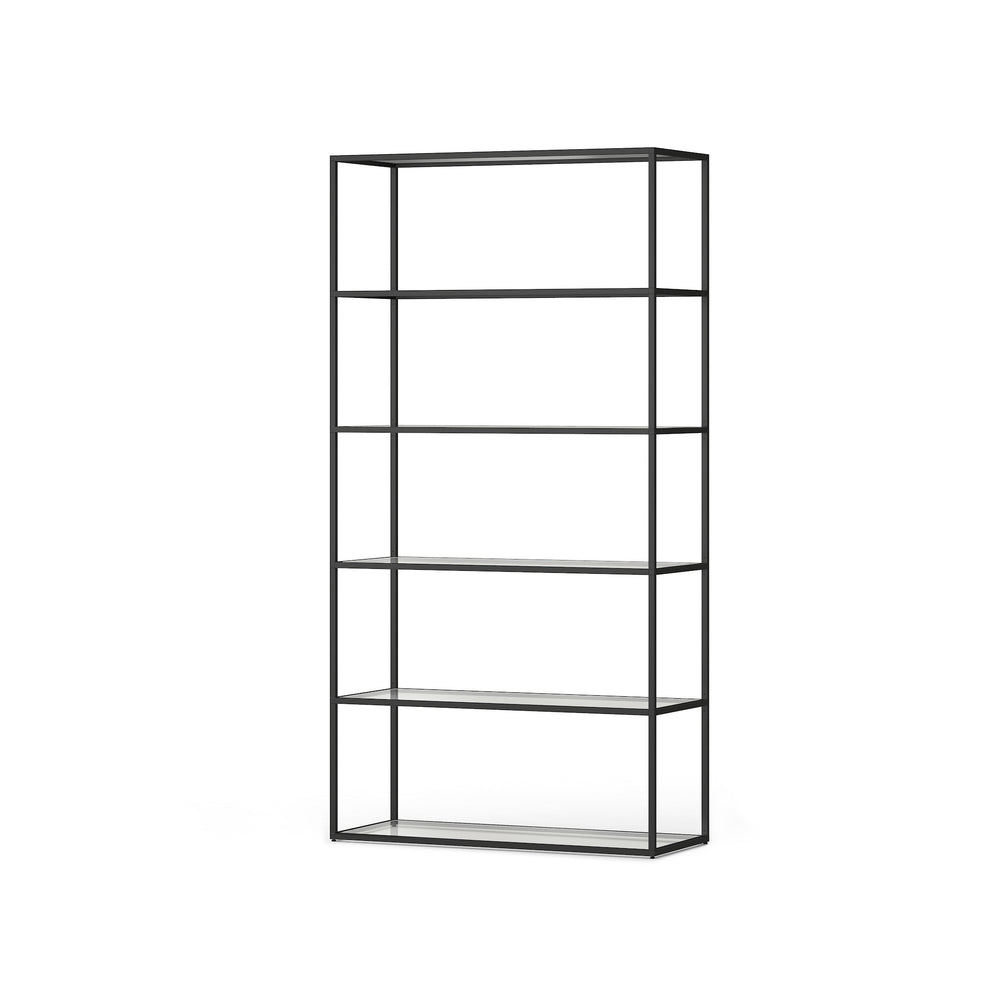 Bookshelf System - Modern Display Storage with Custom Shelves & German Engineering LIUM Decorative Shelving Unit XL 1x5