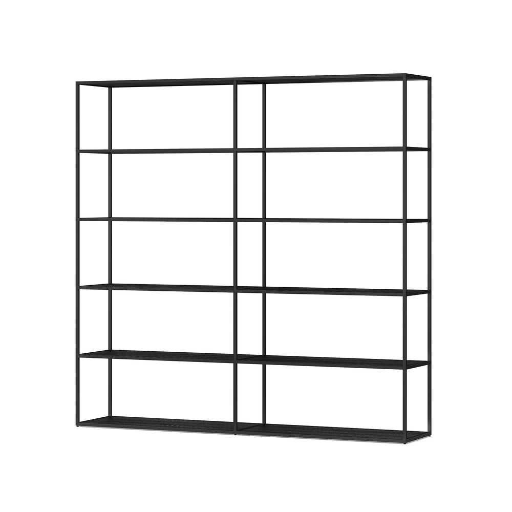 Modular Bookshelf System - Modern Display Storage with Custom Shelves & German Engineering LIUM Decorative Shelving Unit XL 2x5