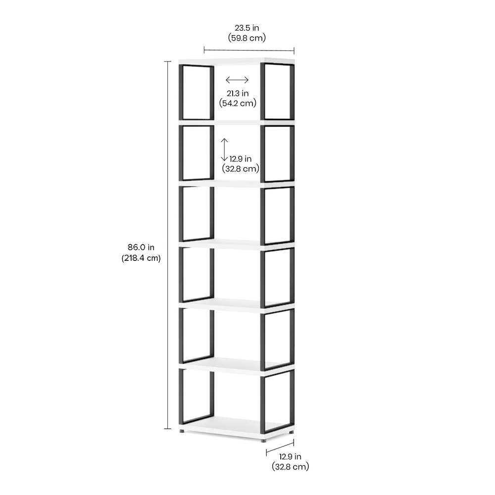 MAXX Modern Shelving Unit 1x6