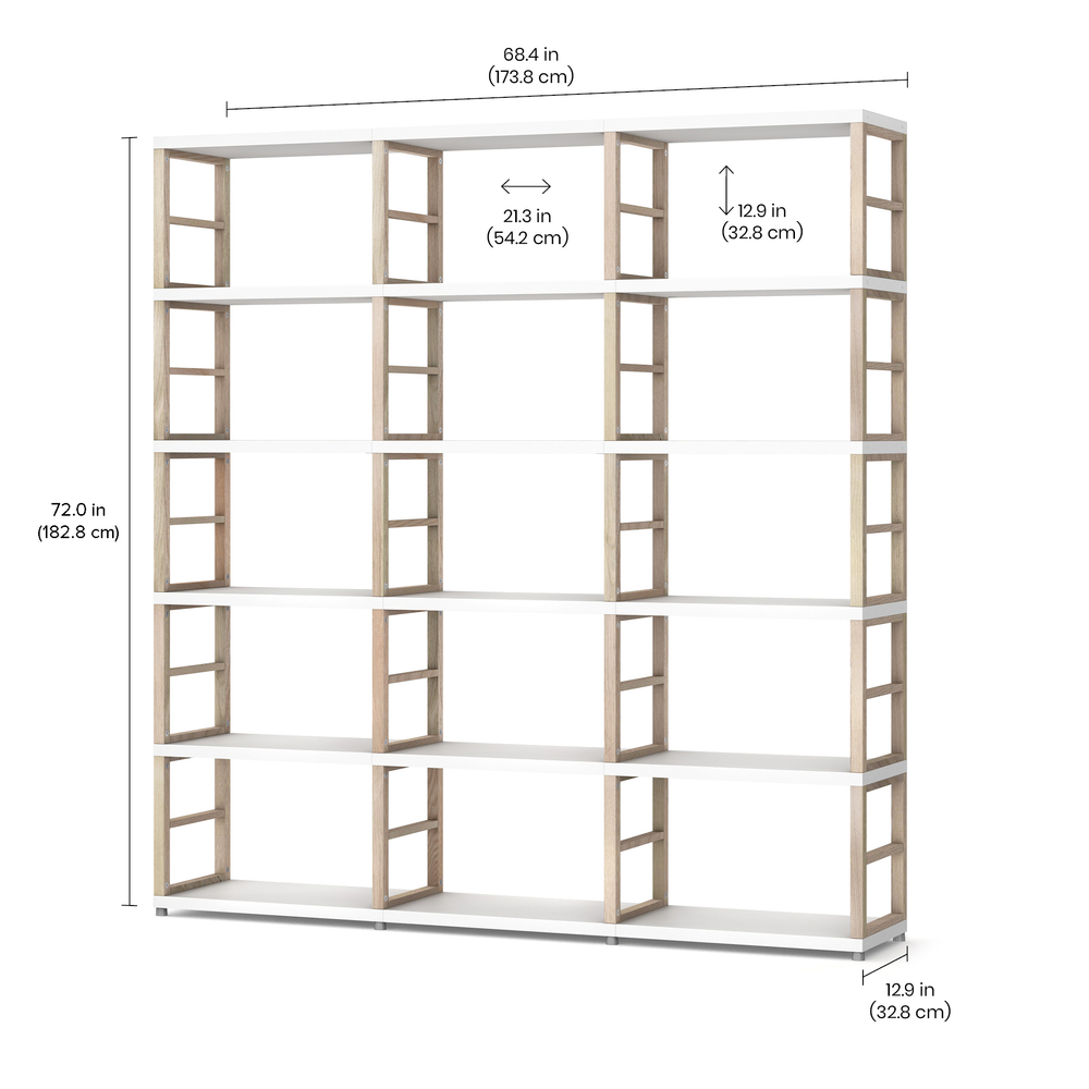 MAXX Modern Shelving Unit 3x5