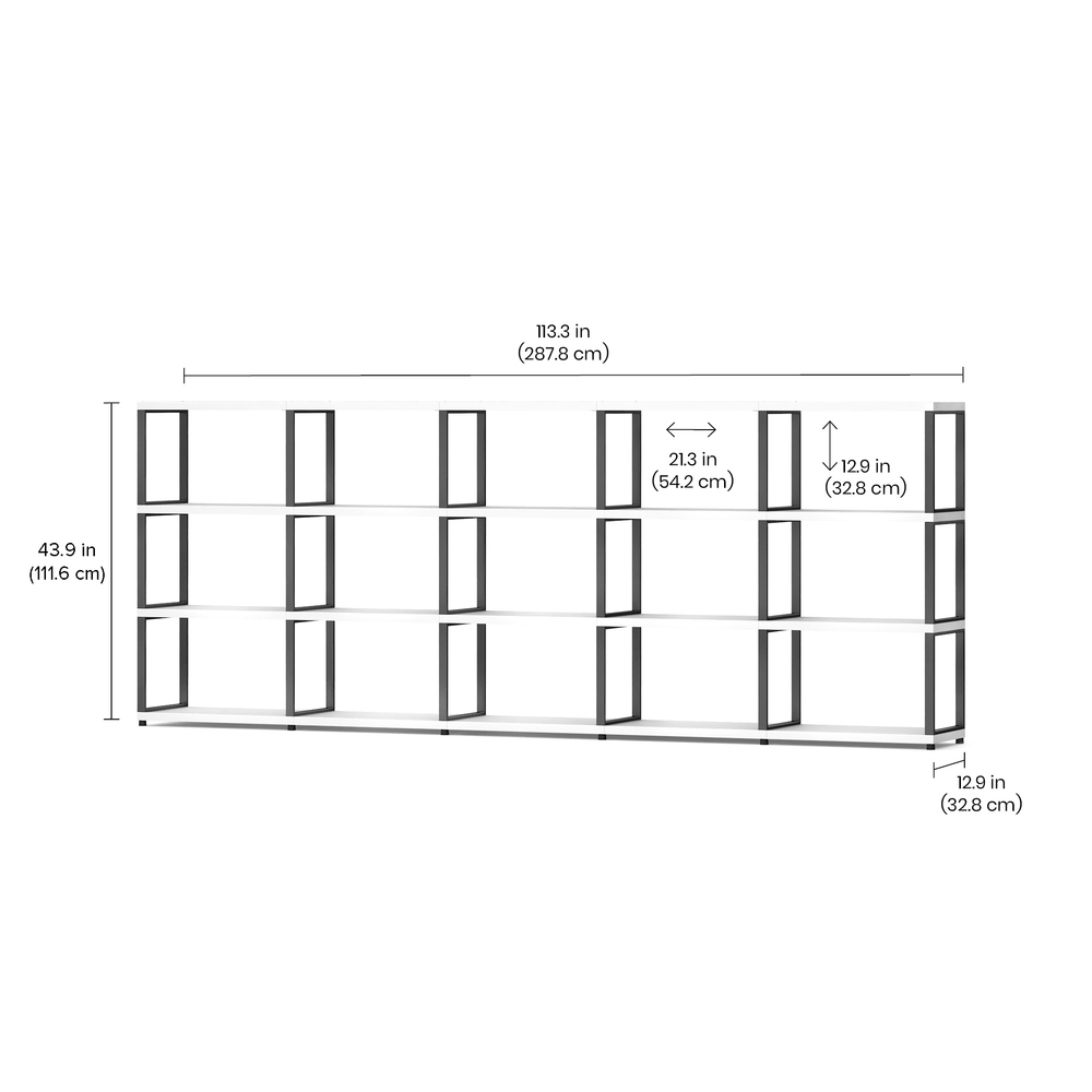 MAXX Modern Shelving Unit 5x3