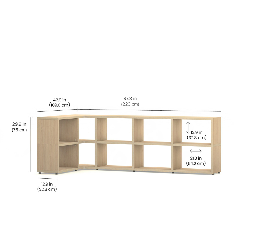 BOON Cube Storage Shelf Corner Rectangular 5x2