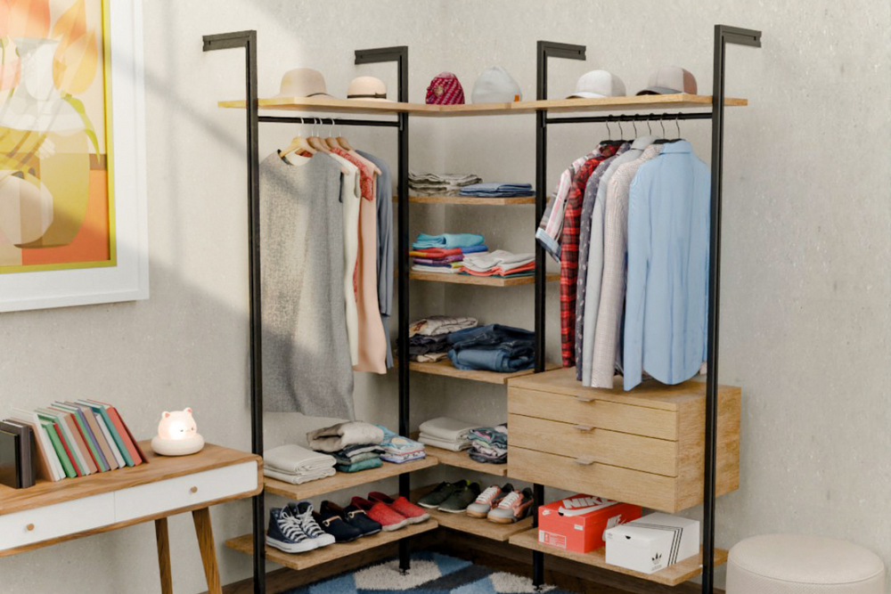 Corner Closet Systems And Closet Drawers