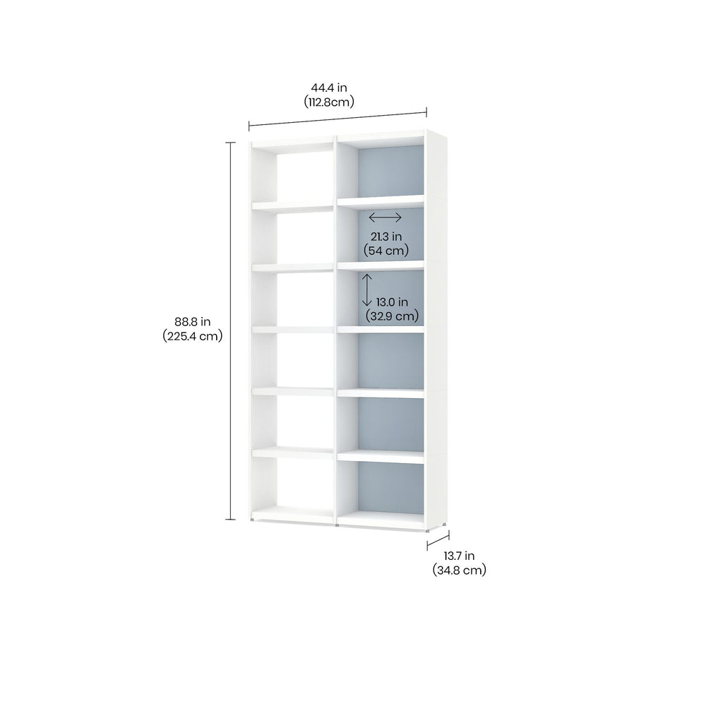 YOMO Modular Bookshelf 2x6