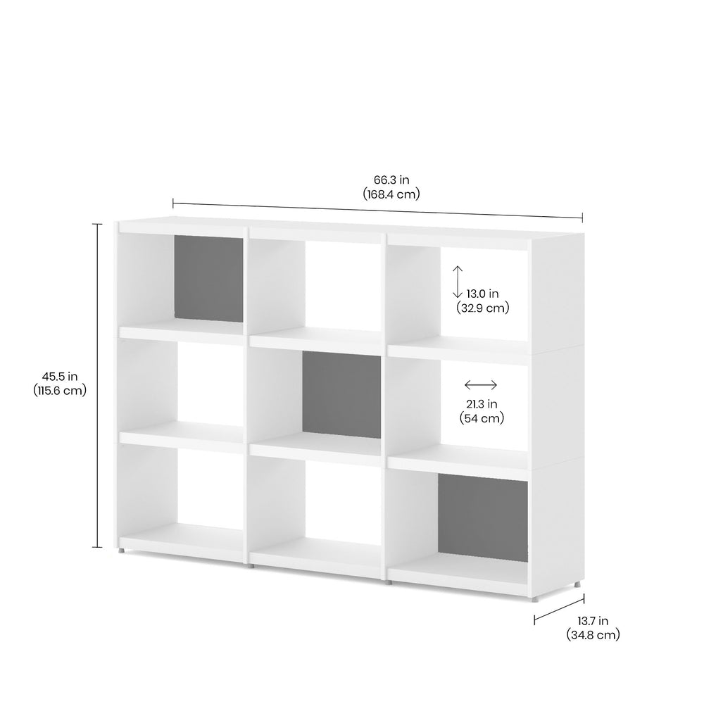 YOMO Modular Bookshelf 3x3