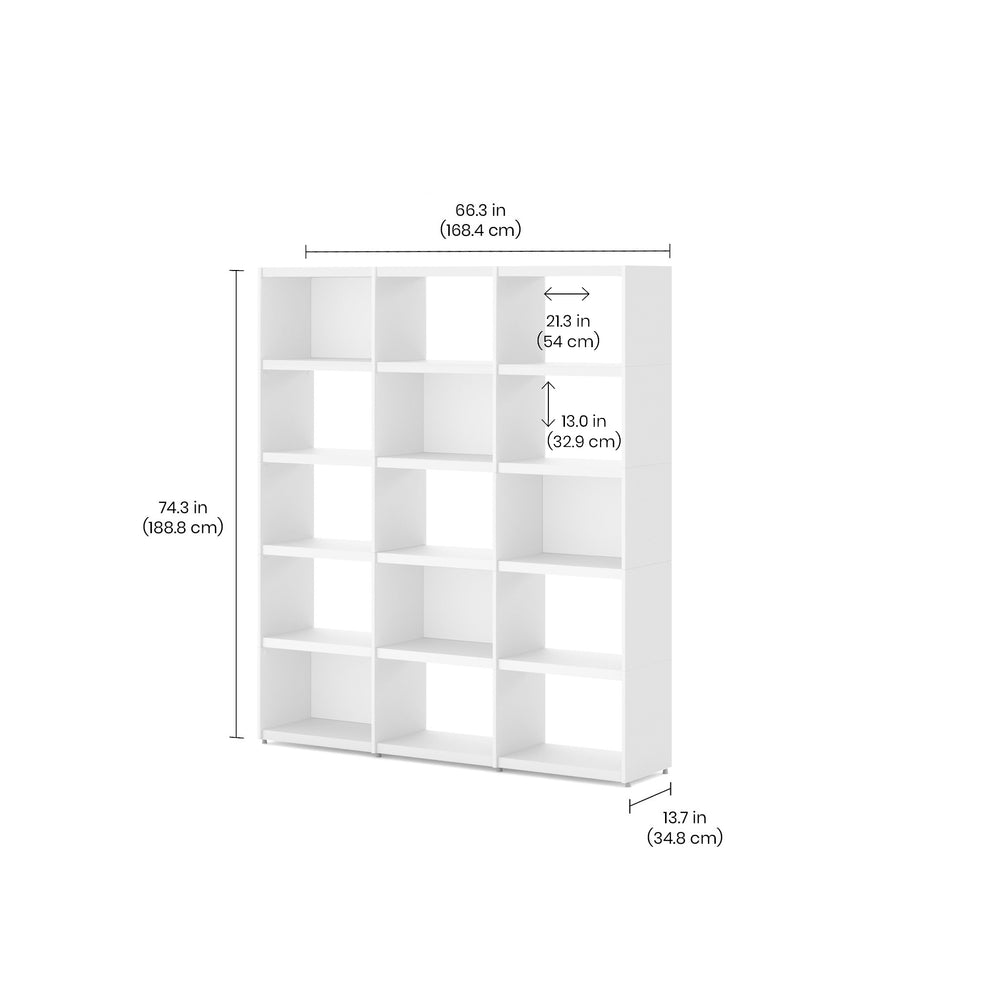 YOMO Modular Bookshelf 3x5