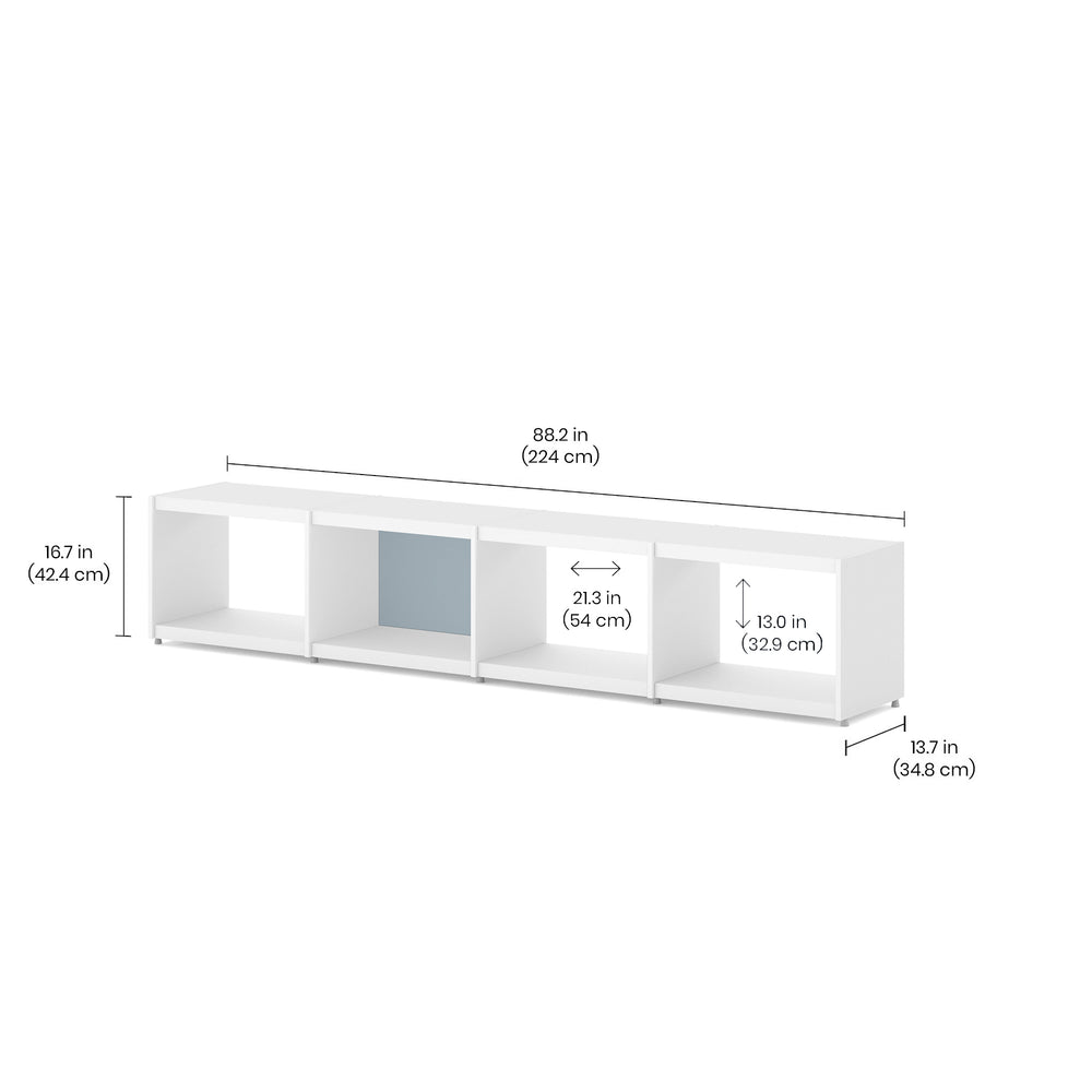 YOMO Modular Bookshelf 4x1