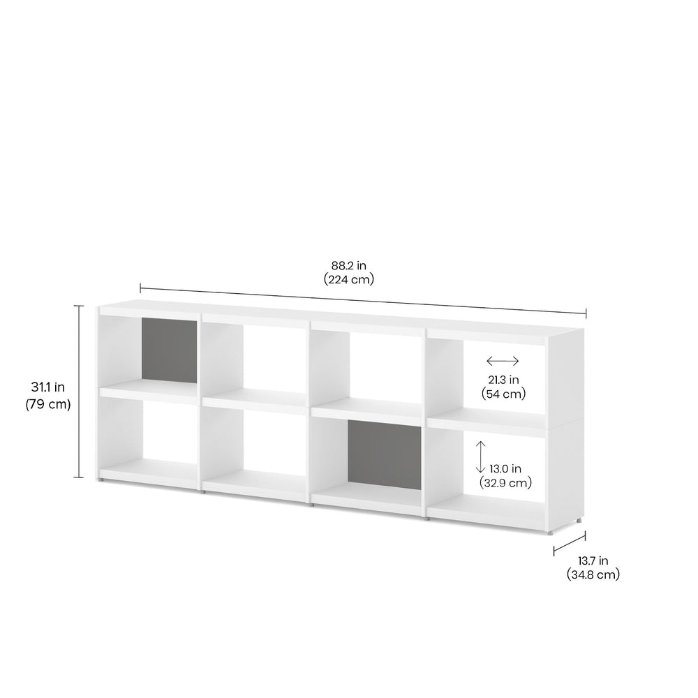 YOMO Modular Bookshelf 4x2
