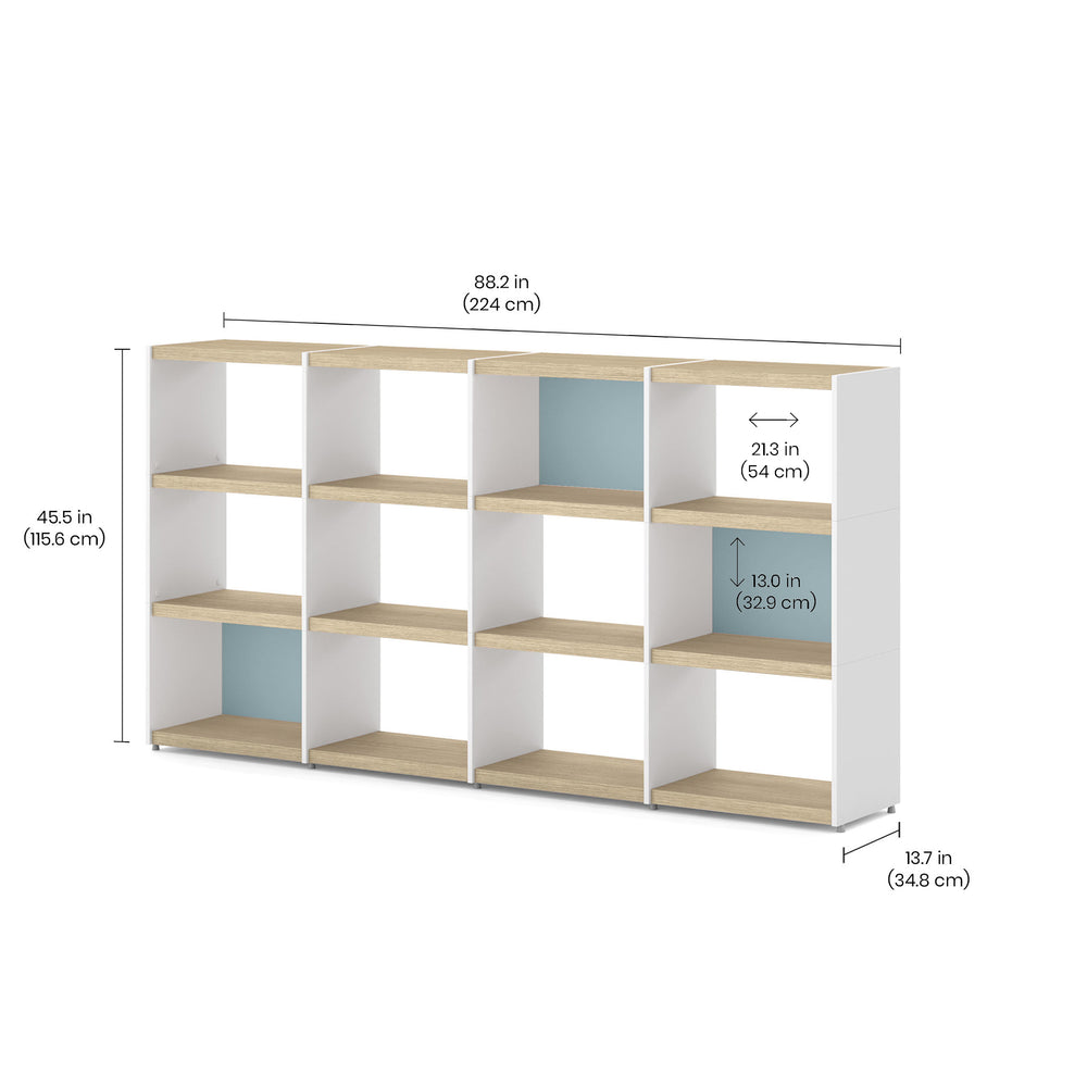 YOMO Modular Bookshelf 4x3