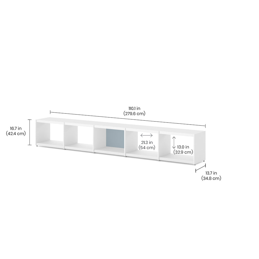 YOMO Modular Bookshelf 5x1