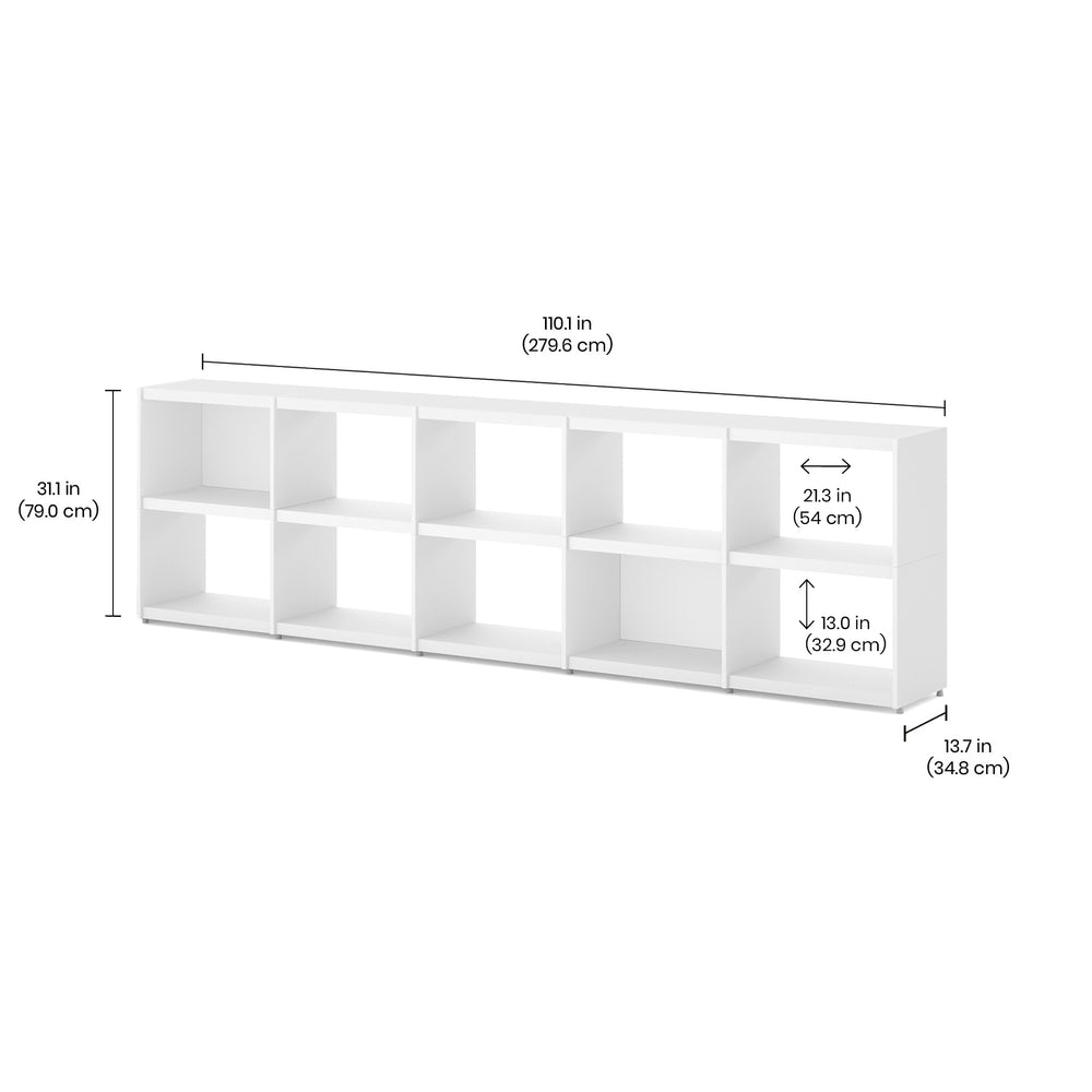 YOMO Modular Bookshelf 5x2