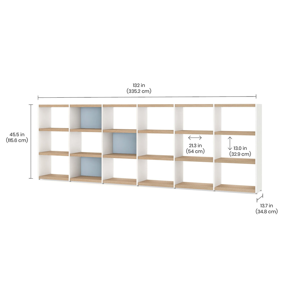 YOMO Modular Bookshelf 6x3