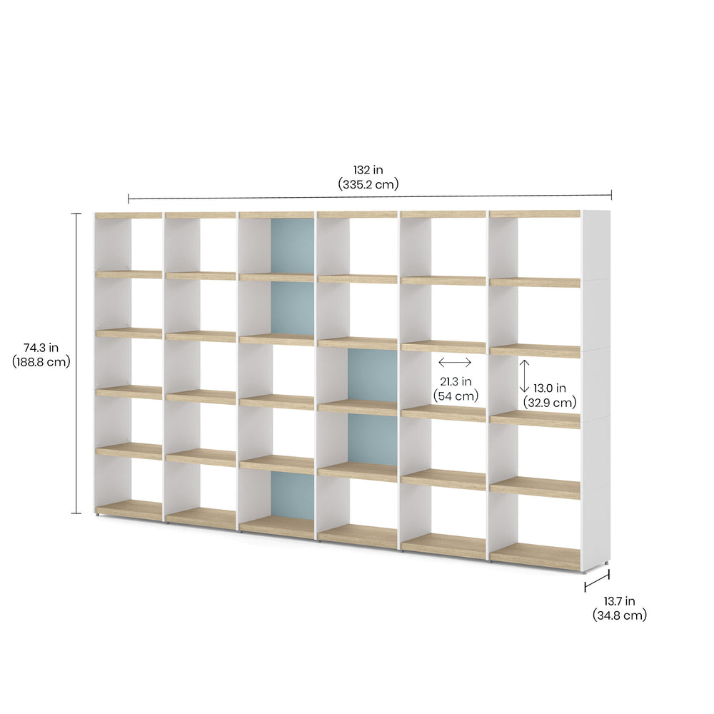 YOMO Modular Bookshelf 6x5