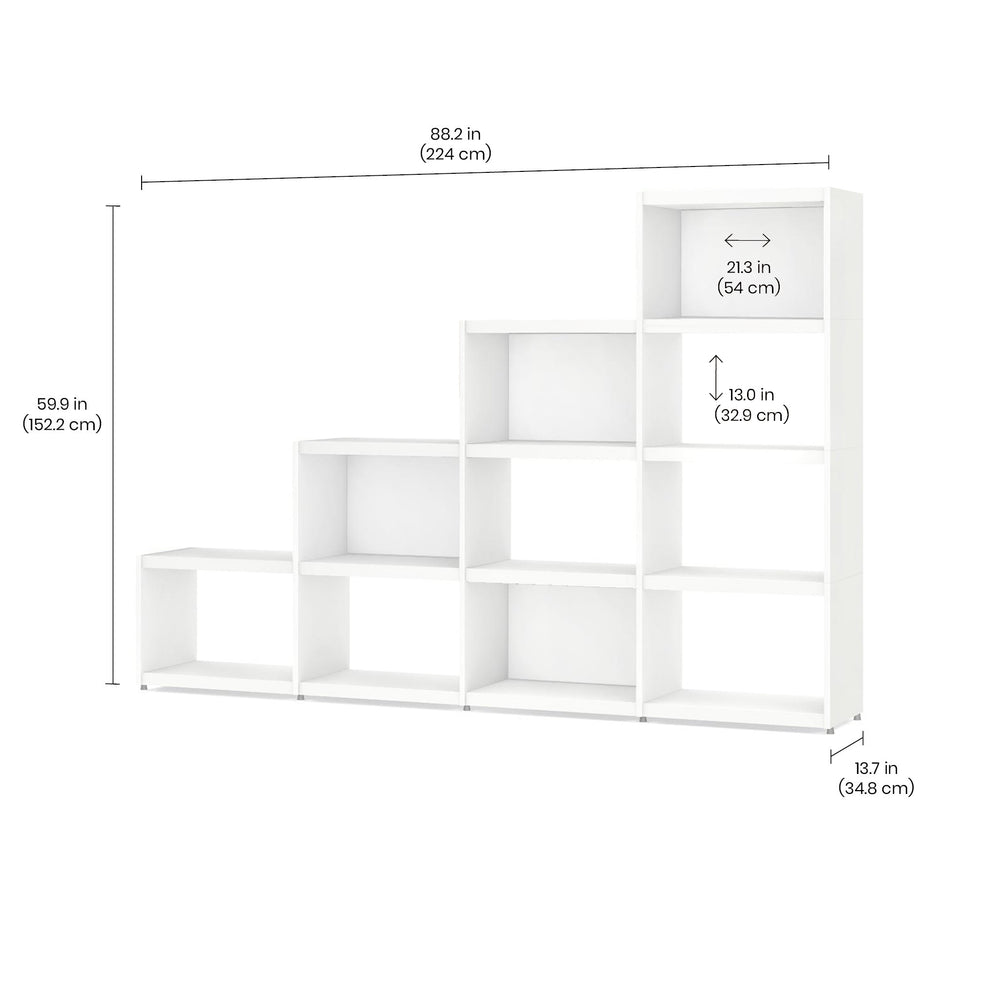 YOMO Modular Bookshelf Step 4x4