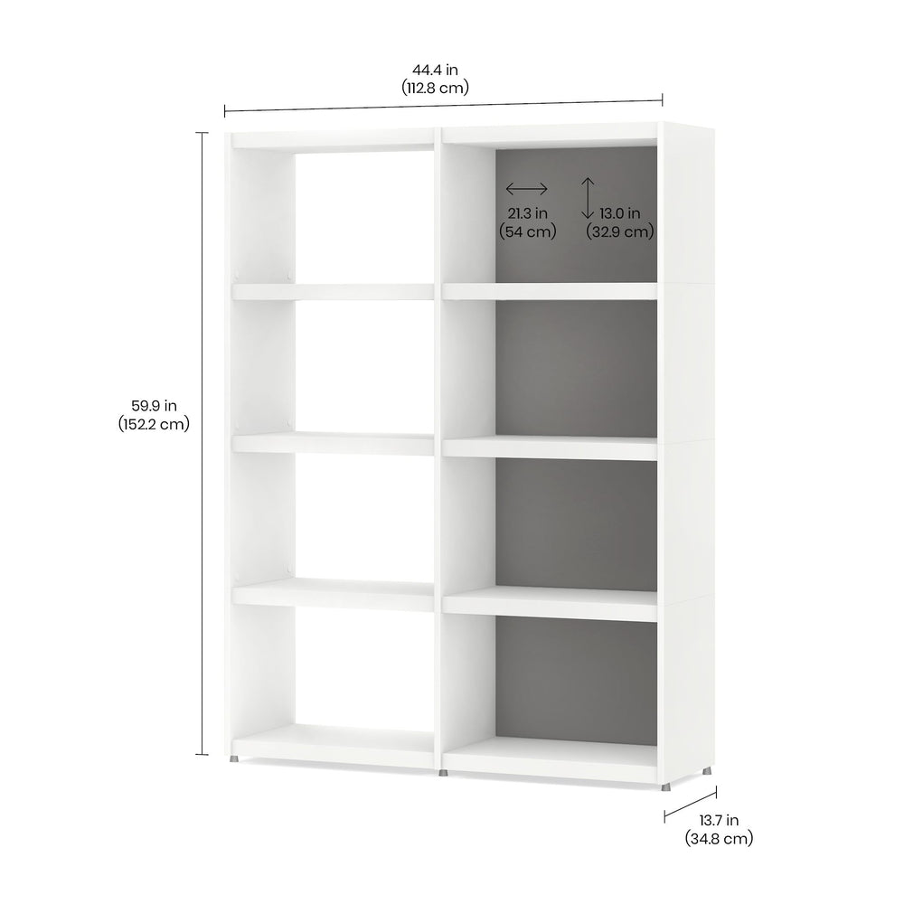 YOMO Modular Bookshelf 2x4