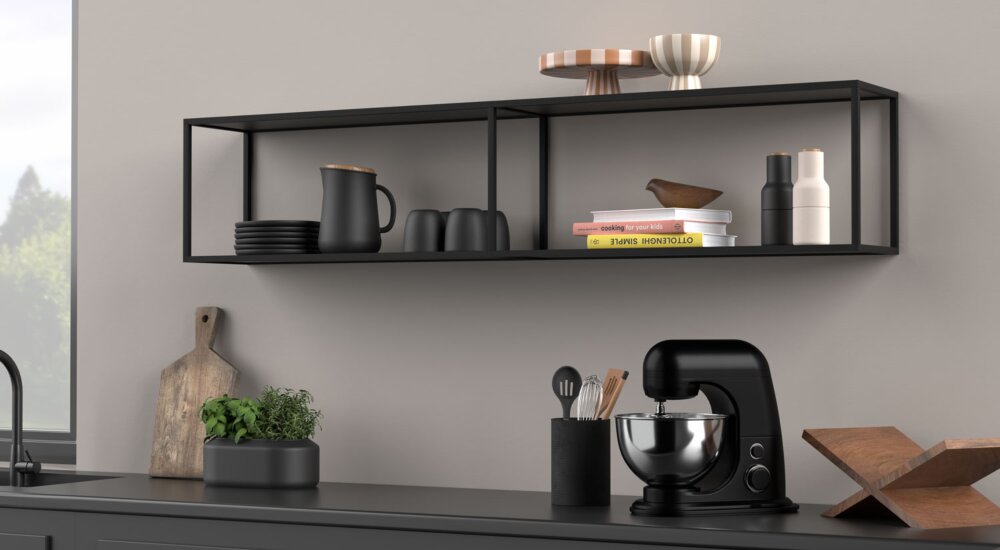 LIUM Wall Mounted Shelving Unit Combo 3x1