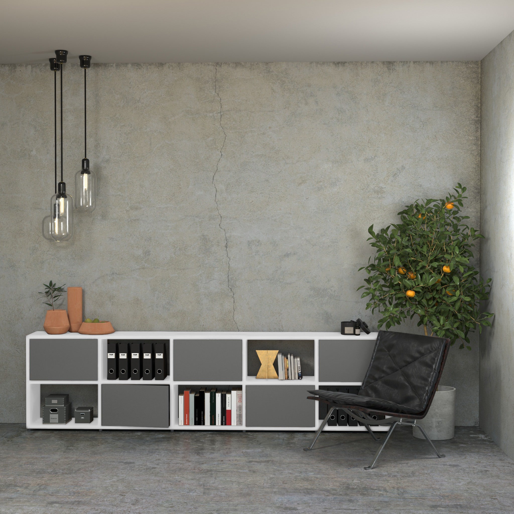 CIBONシェルフ #2 BOON Cube Storage Shelf Rectangular 4x2 – Shelf & Co.